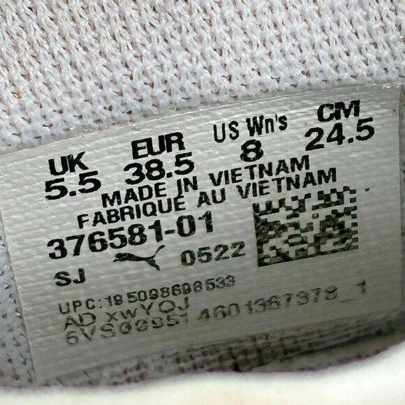 Puma Softride Sophia White Slip-On Running Shoes Trainers Sneakers Womens Size 8 - Picture 9 of 10